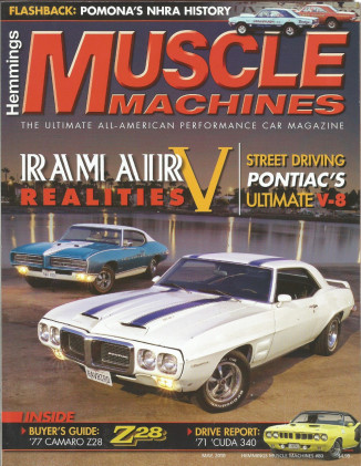 HEMMINGS MUSCLE MACHINES 2010 MAY - RAM AIR V, M335, Z28, CUDA, KR